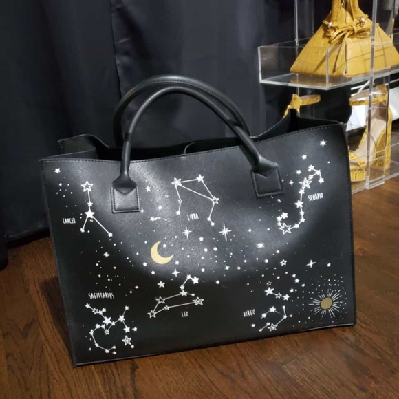 Horoscope Constellations Tote Bag Vegan Leather - Picture 11 of 12